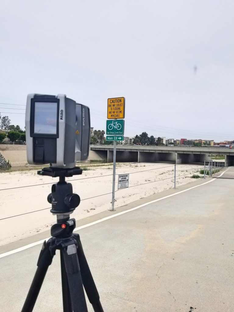 3D scan bike path