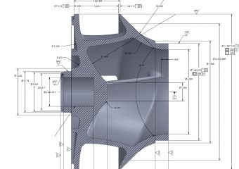 2d Drawing of impeller