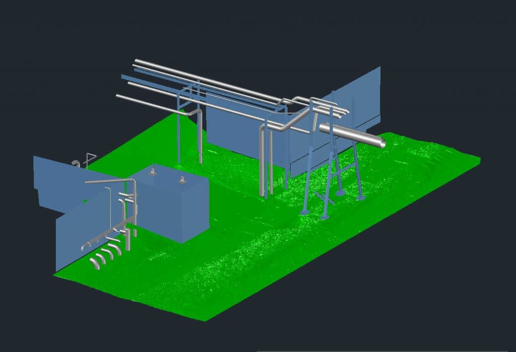 piping 3D scan and model