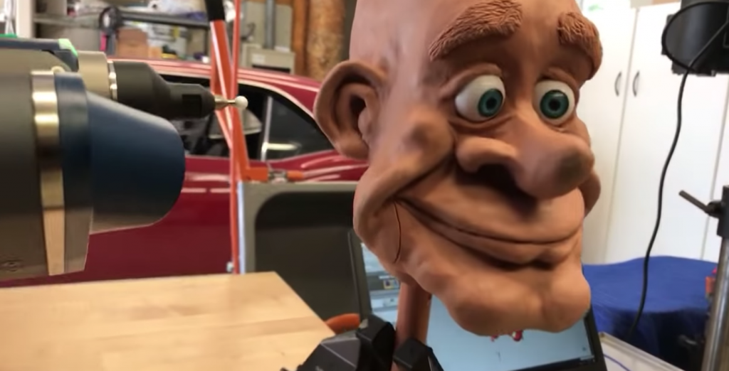 Jeff Dunham 3D scanning his new puppet