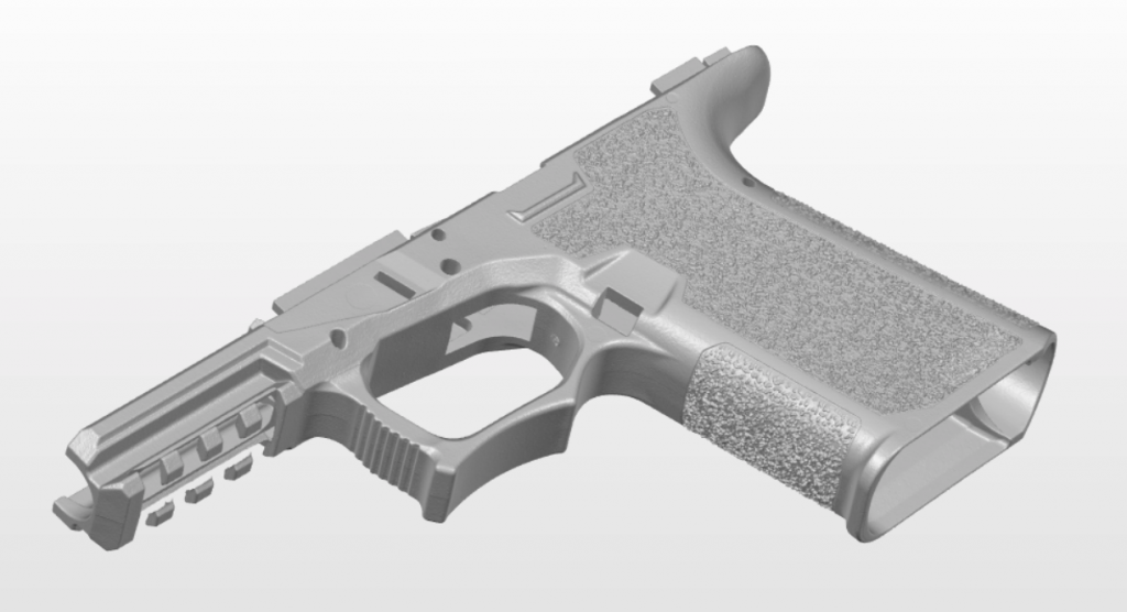 gun zoom 1 - 3D Scanning Services in USA from Arrival 3D, Inc.