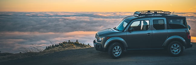 car with roof rack