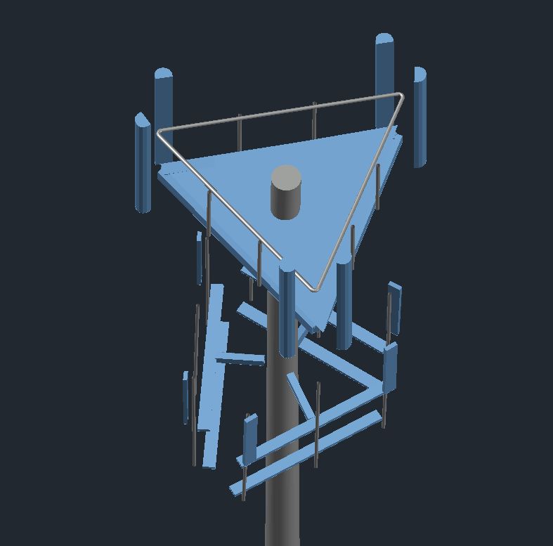 cell tower 3d scan