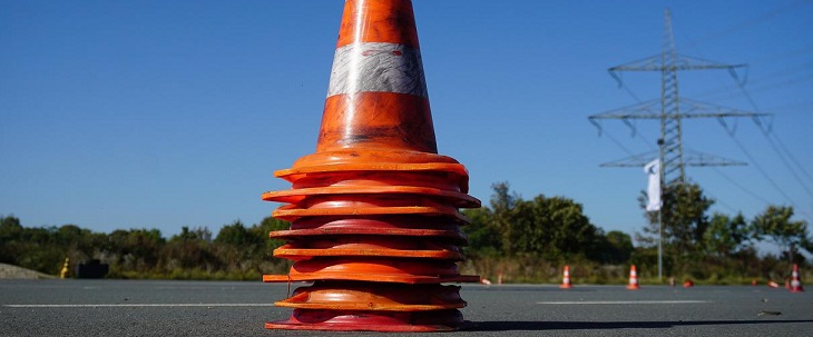 Traffic Cones Road Widening Projects Opens Window to the Past