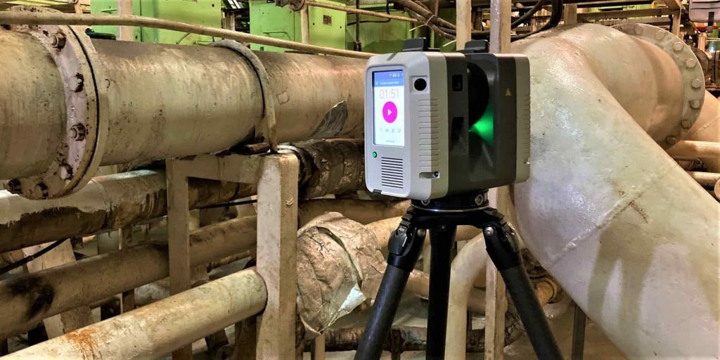 industrial piping laser scanner