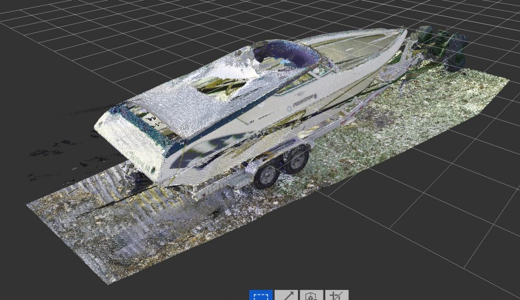 cloud points for boat 3d laser scan
