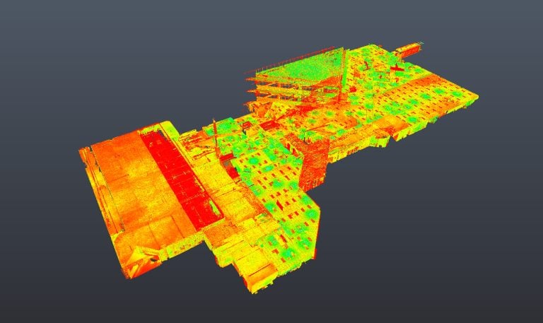 3d laser scan of office building