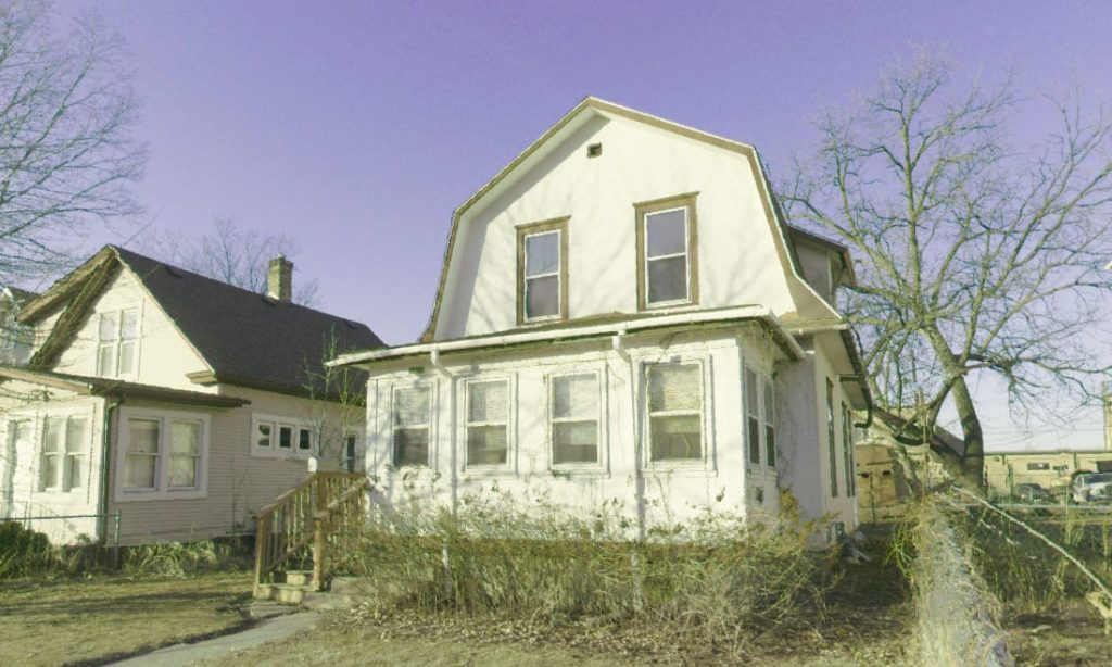 3D laser scan of Purple Rain House