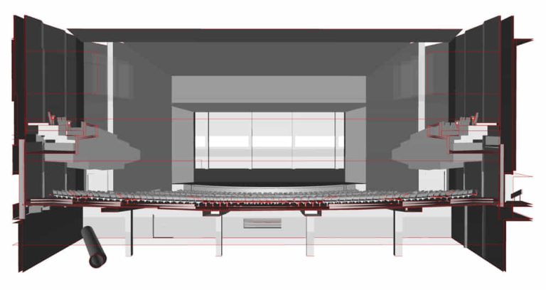 3d Laser Scan of University Auditorium