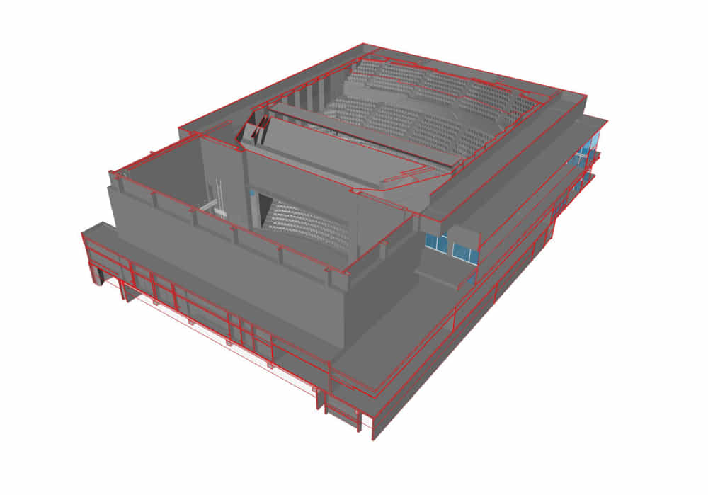 3d Laser Scan of University Auditorium