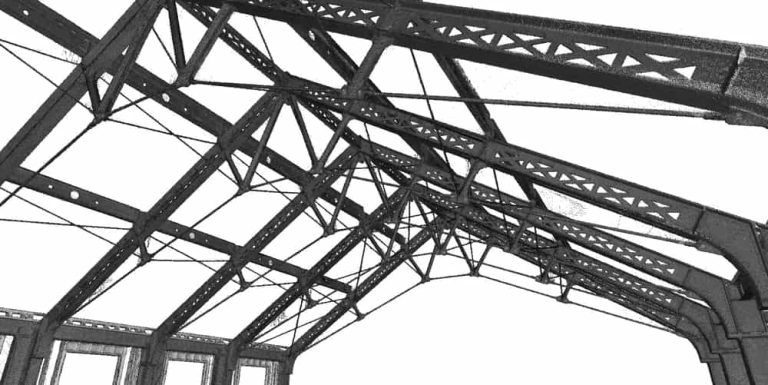 3D Laser Scan of Steel Structure