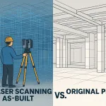 3D Laser Scanning As Built vs Original Plan